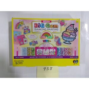 Creativity for Kids Big Gem Diamond Painting Kids OS Multicolor New Deluxe Kit